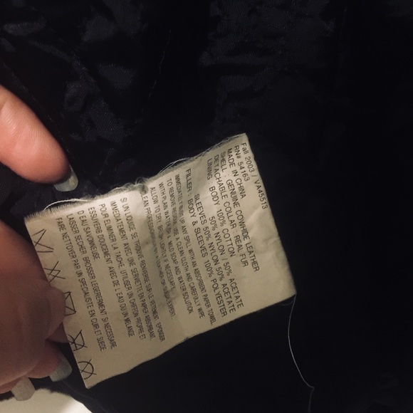 Men’s timberland black leather bomber jacket - Picture 6 of 8